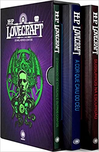 Box HP Lovecraft : Os melhores contos - 3 volumes.