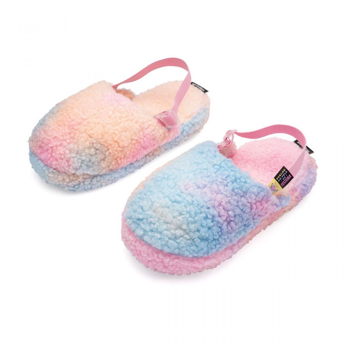 PANTUFA IMAGINARIUM OVELHA COLORIDA DA FAMILIA