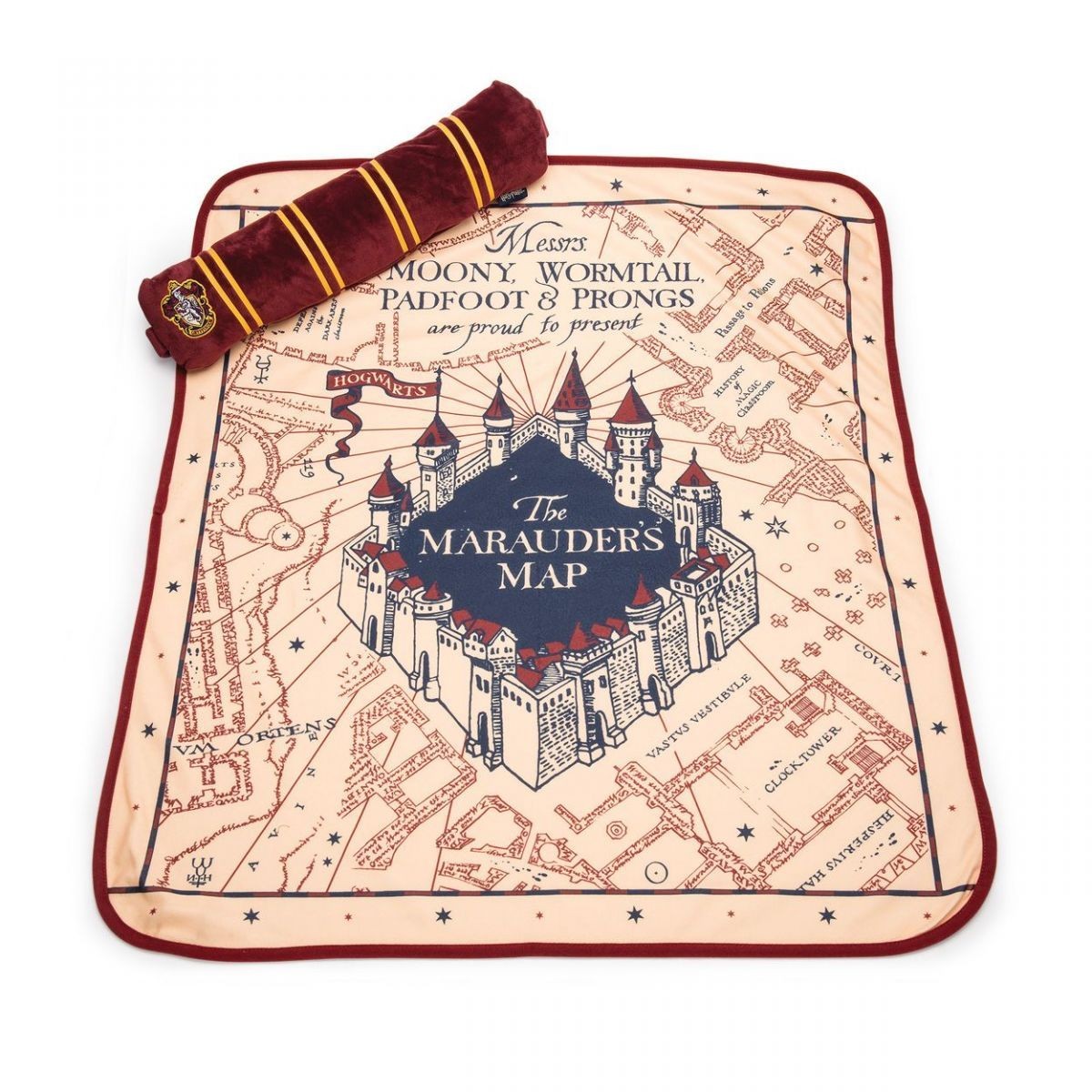 Almofada de Pescoço Imaginarium Com Manta Harry Potter Mapa. 